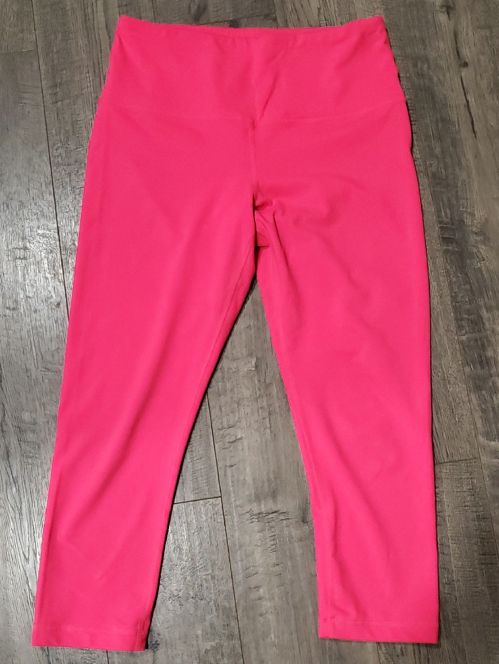 Neon Pink High-Waist Active Leggings